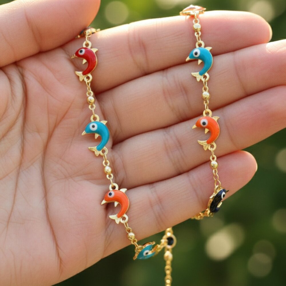 "Elegant Handmade Anklet – Delicate Jewelry for Women, MAR091871